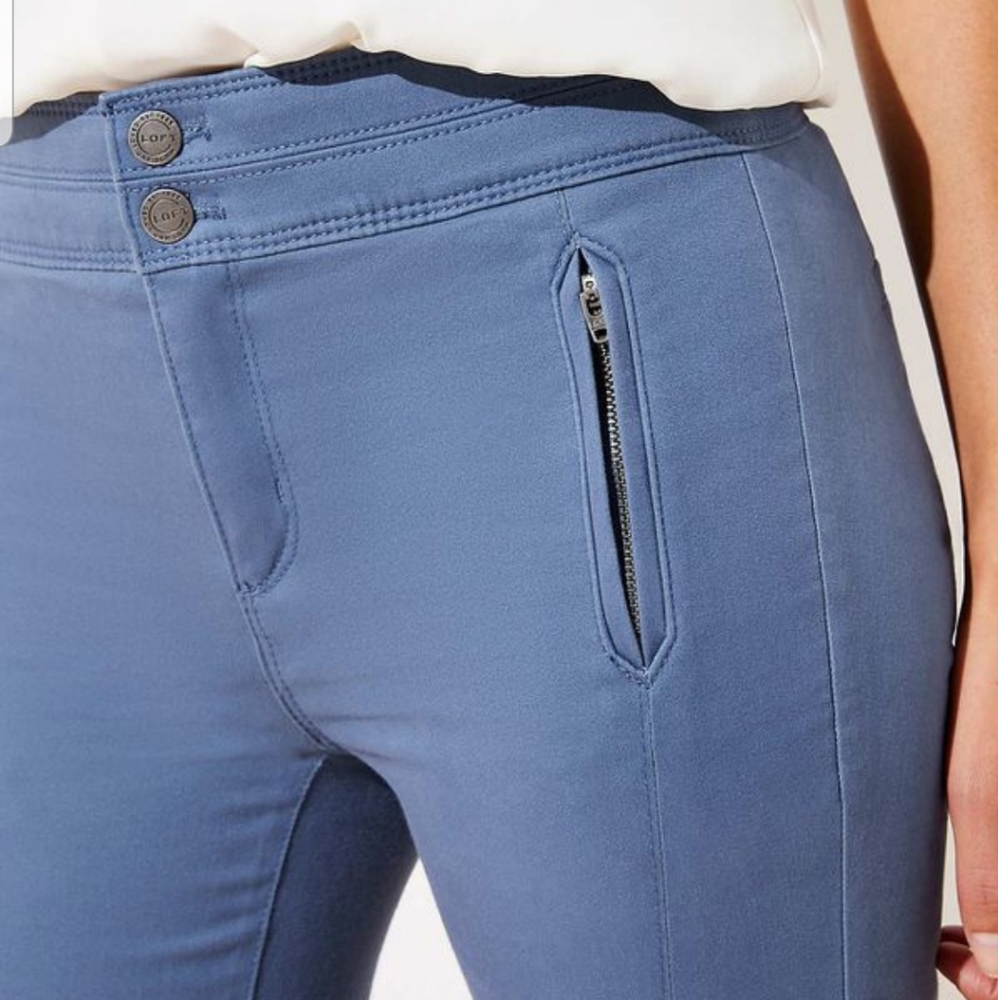 NEW Pants, Petite High Waist Skinny Sateen 10P/30
